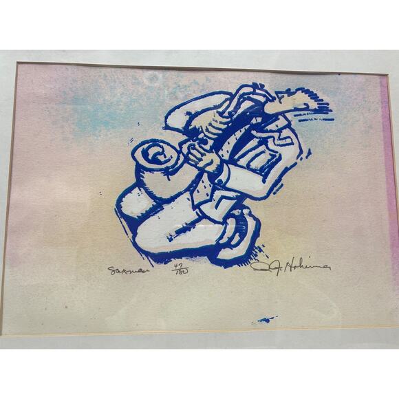 R.J. HOHIMER SIGNED SILKSCREEN SERIGRAPH Saxman Limited Signed Numbered - Picture 2 of 9